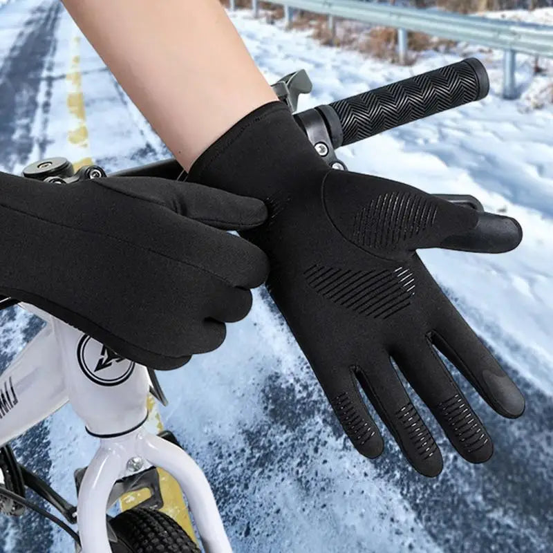 Ultimate Winter Liner Gloves - Non-Slip, Warm, Full-Fingered Thermal Ski Gloves with Windproof Touchscreen for Cycling, Driving, and Hiking