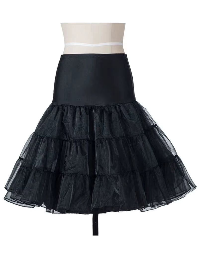 Chic Vintage 50s & 60s Swing Dress - Perfect for Summer Parties with Spaghetti Straps and Polka Dots