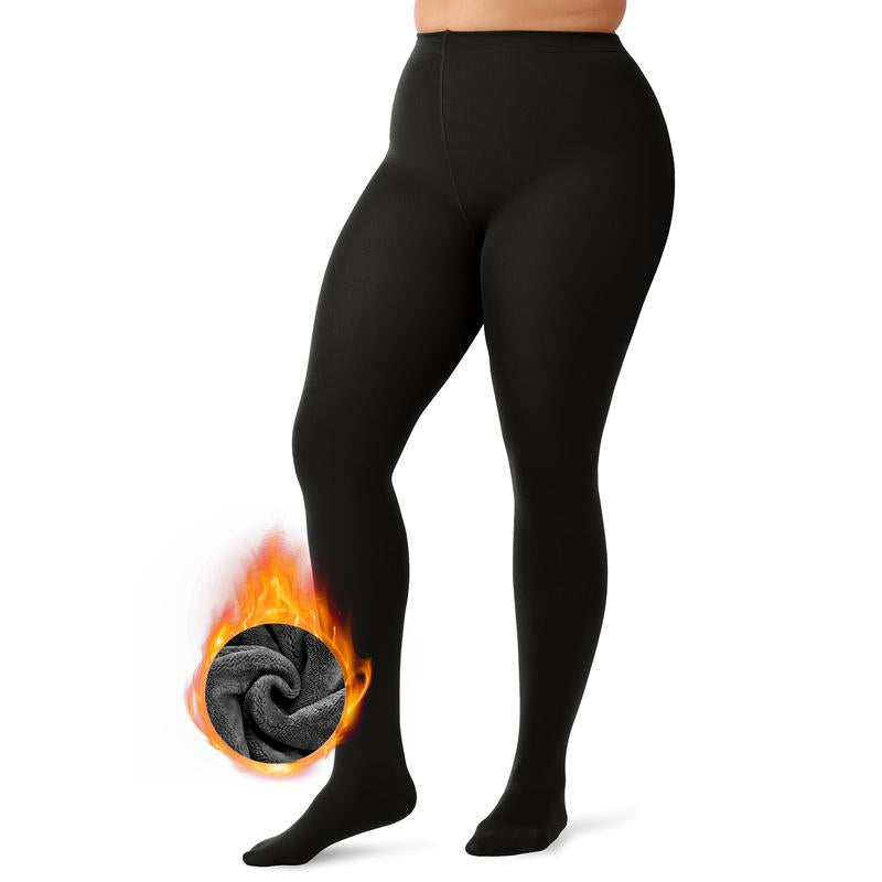 Stay Cozy and Stylish with OEAK Women's Fleece Lined High Waisted Leggings - Perfect for Any Season!
