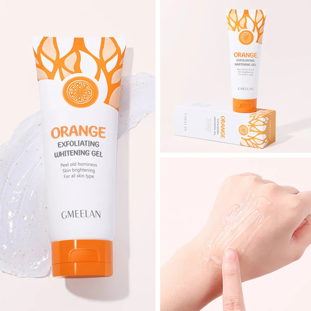 Revitalize Your Skin with Our 50g Orange Exfoliating Gel - Gentle Dead Skin Remover and Brightening Moisturizer!