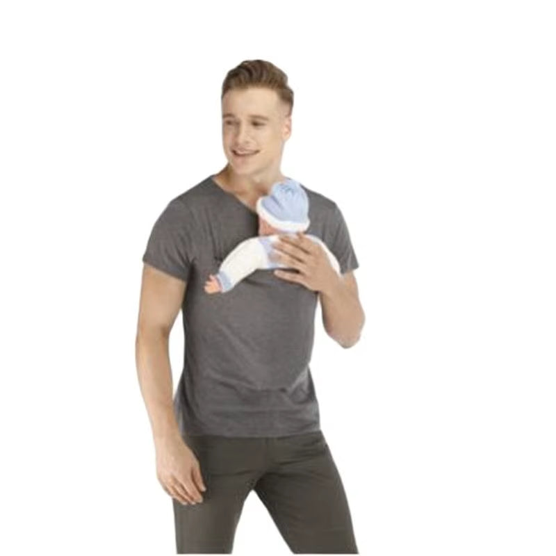 Get Ready to Cozy Up with Your Little One: The Ultimate Mother Kangaroo Pocket T-Shirt for Everyday Adventures!