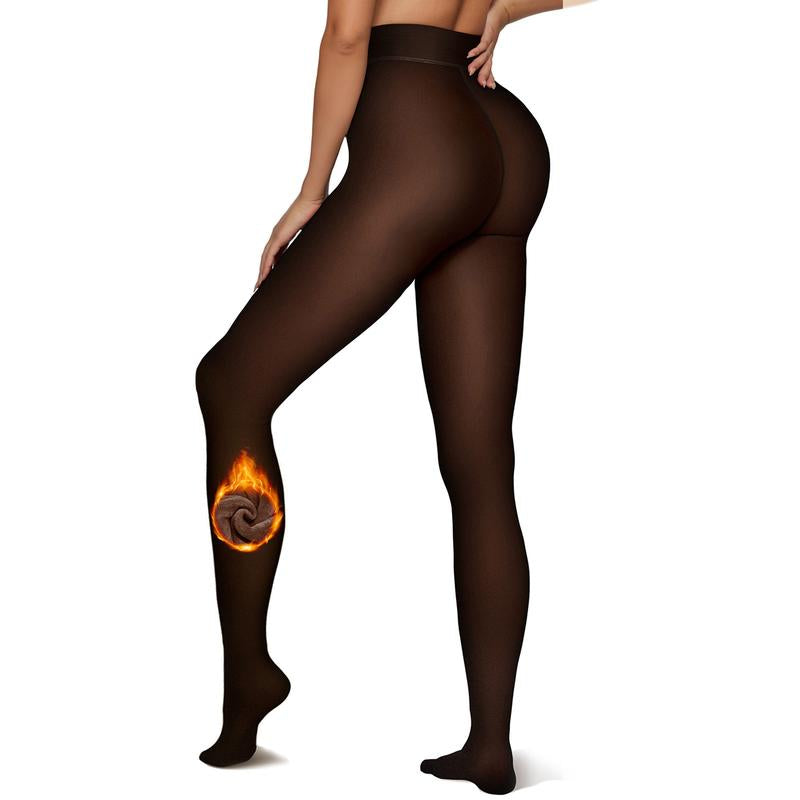 Stay Cozy and Stylish with OEAK Women's Fleece Lined High Waisted Leggings - Perfect for Any Season!