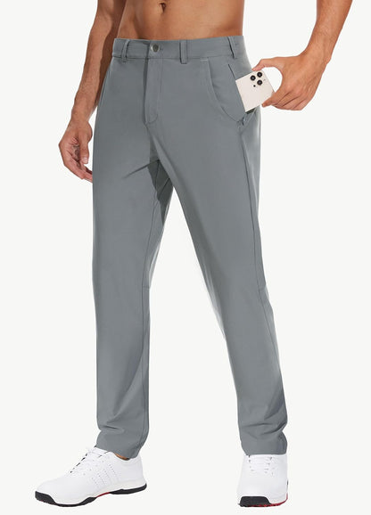 Elevate Your Game with JWM Men's Stretch Golf Dress Pants - Comfortable, Quick-Dry, Lightweight Trousers with 5 Pockets for Work and Play