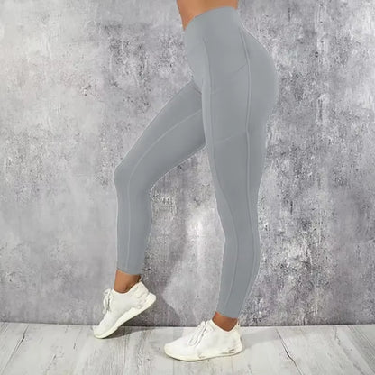 Elevate Your Workout with Our High Waist Yoga Leggings - Stylish, Stretchy, and Booty-Lifting with Convenient Pocket!