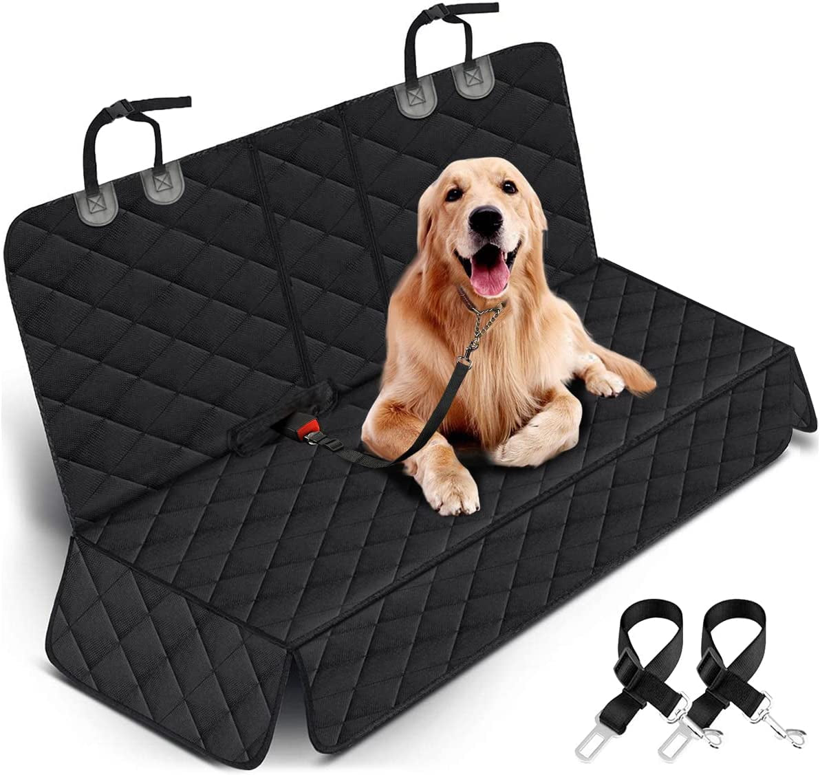 Paw-some Dog Car Seat Cover: Keep Your Ride Fur-tastic and Mess-Free with Our Waterproof, Non-Slip Back Seat Protector - Perfect for Pups and Tiny Humans!