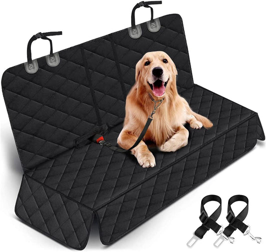 Paw-some Dog Car Seat Cover: Keep Your Ride Fur-tastic and Mess-Free with Our Waterproof, Non-Slip Back Seat Protector - Perfect for Pups and Tiny Humans!
