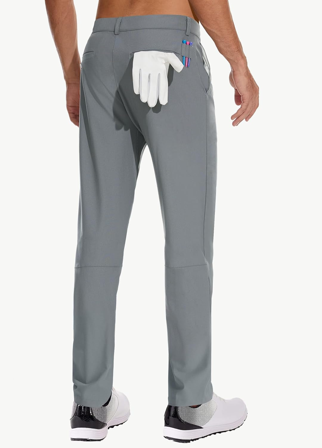 Elevate Your Game with JWM Men's Stretch Golf Dress Pants - Comfortable, Quick-Dry, Lightweight Trousers with 5 Pockets for Work and Play