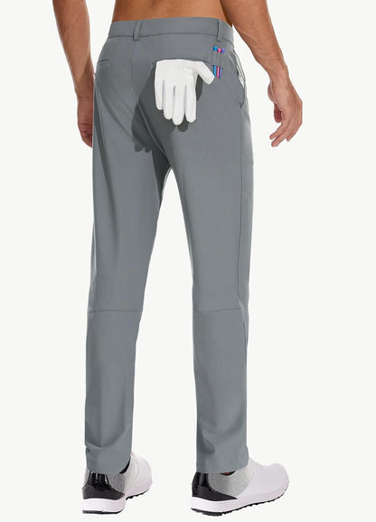 Elevate Your Game with JWM Men's Stretch Golf Dress Pants - Comfortable, Quick-Dry, Lightweight Trousers with 5 Pockets for Work and Play