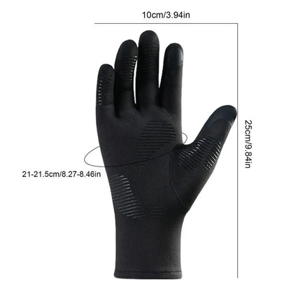 Ultimate Winter Liner Gloves - Non-Slip, Warm, Full-Fingered Thermal Ski Gloves with Windproof Touchscreen for Cycling, Driving, and Hiking