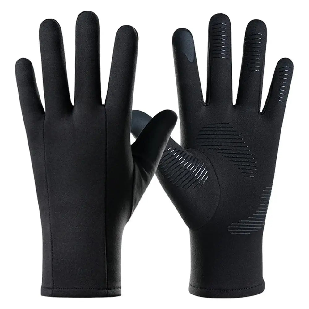Ultimate Winter Liner Gloves - Non-Slip, Warm, Full-Fingered Thermal Ski Gloves with Windproof Touchscreen for Cycling, Driving, and Hiking