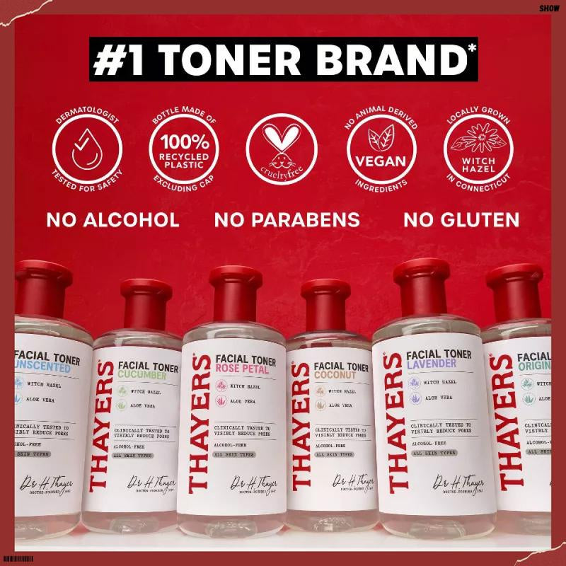 Experience Luxurious Hydration with Thayers Natural Remedies Milky Hydrating Face Toner - Infused with Snow Mushroom & Hyaluronic Acid, 12 fl oz