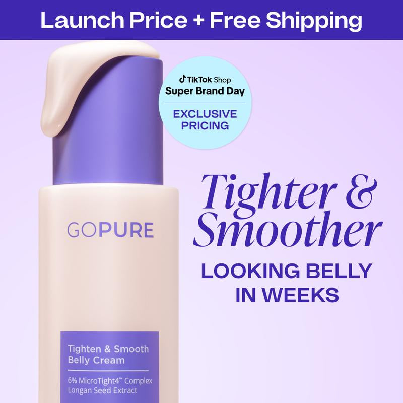 Revitalize Your Confidence with GOPURE Tighten & Smooth Belly Firming Cream