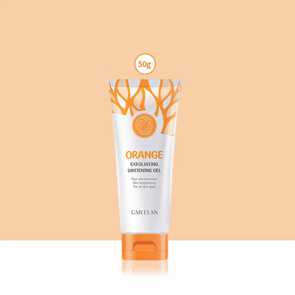 Revitalize Your Skin with Our 50g Orange Exfoliating Gel - Gentle Dead Skin Remover and Brightening Moisturizer!