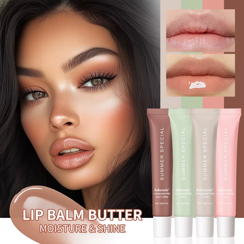 Nourish Your Lips with Our 4-Piece Deep Moisturizing Lip Balm Set - Smoothing, Hydrating, and Long-Lasting Care!